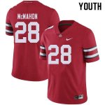 NCAA Ohio State Buckeyes Youth #28 Amari McMahon Red Nike Football College Jersey BBL0045OQ